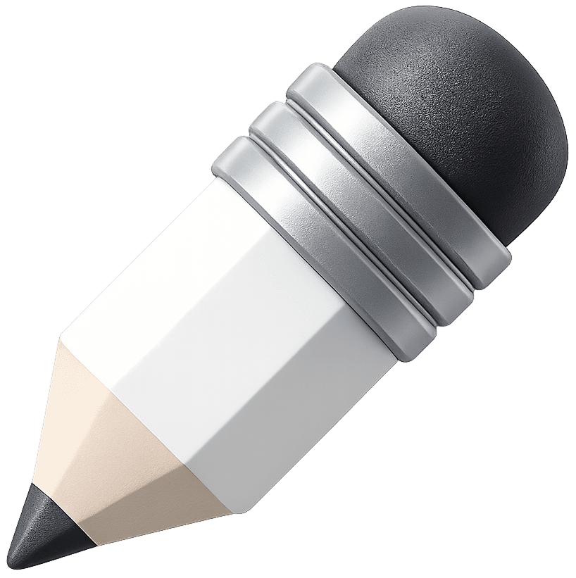 White pencil